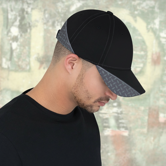 AJM -Diamond Plate Design Cap-5533M