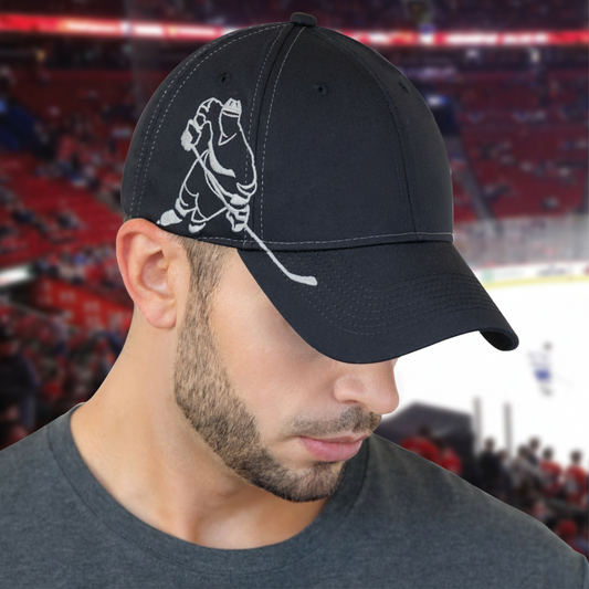 AJM -Hockey Player Design Cap- 5680M