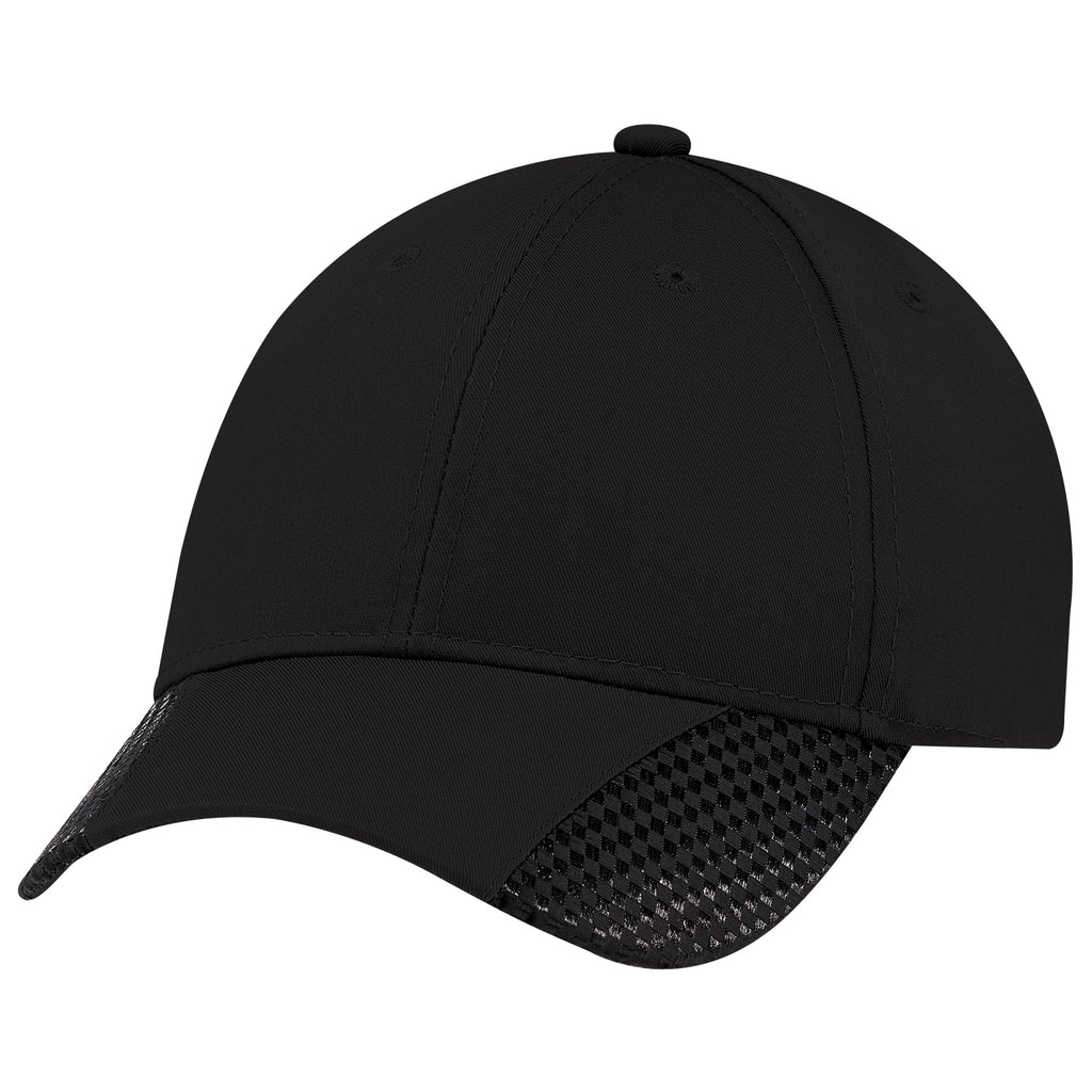AJM -Faux Carbon Fibre Trim Design Cap- 5989M
