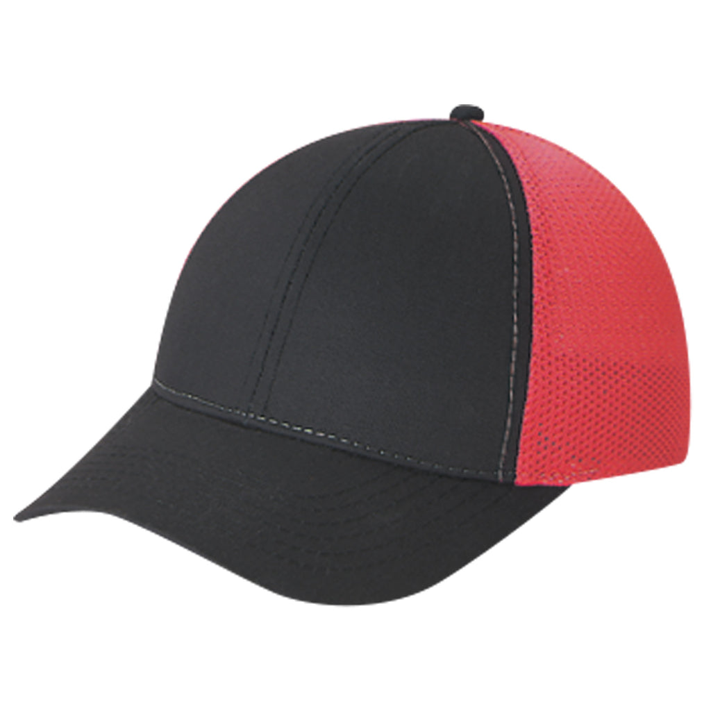 AJM -Bicolour Polycotton / Polyester Mesh Cap- 5C392M