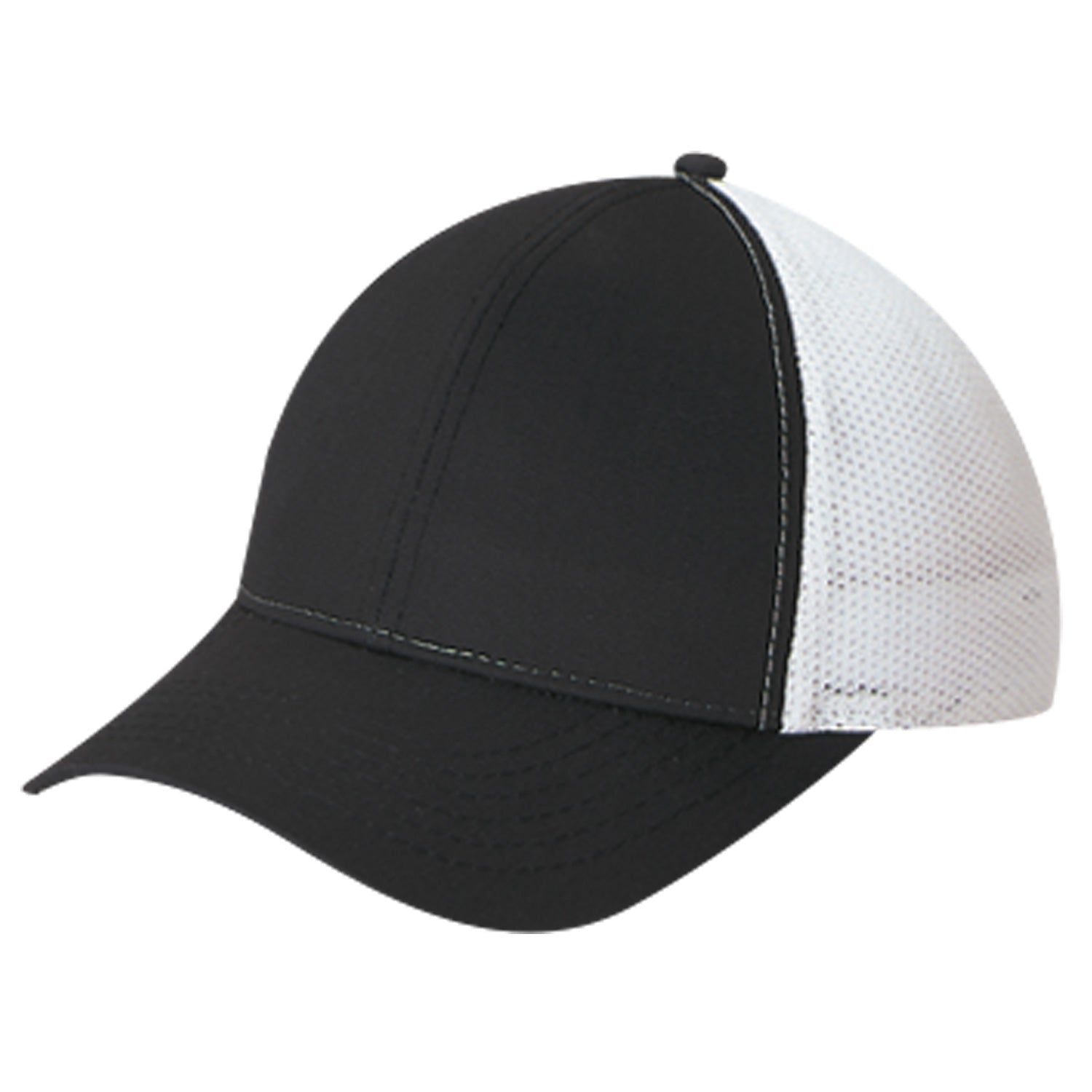 AJM -Bicolour Polycotton / Polyester Mesh Cap- 5C392M