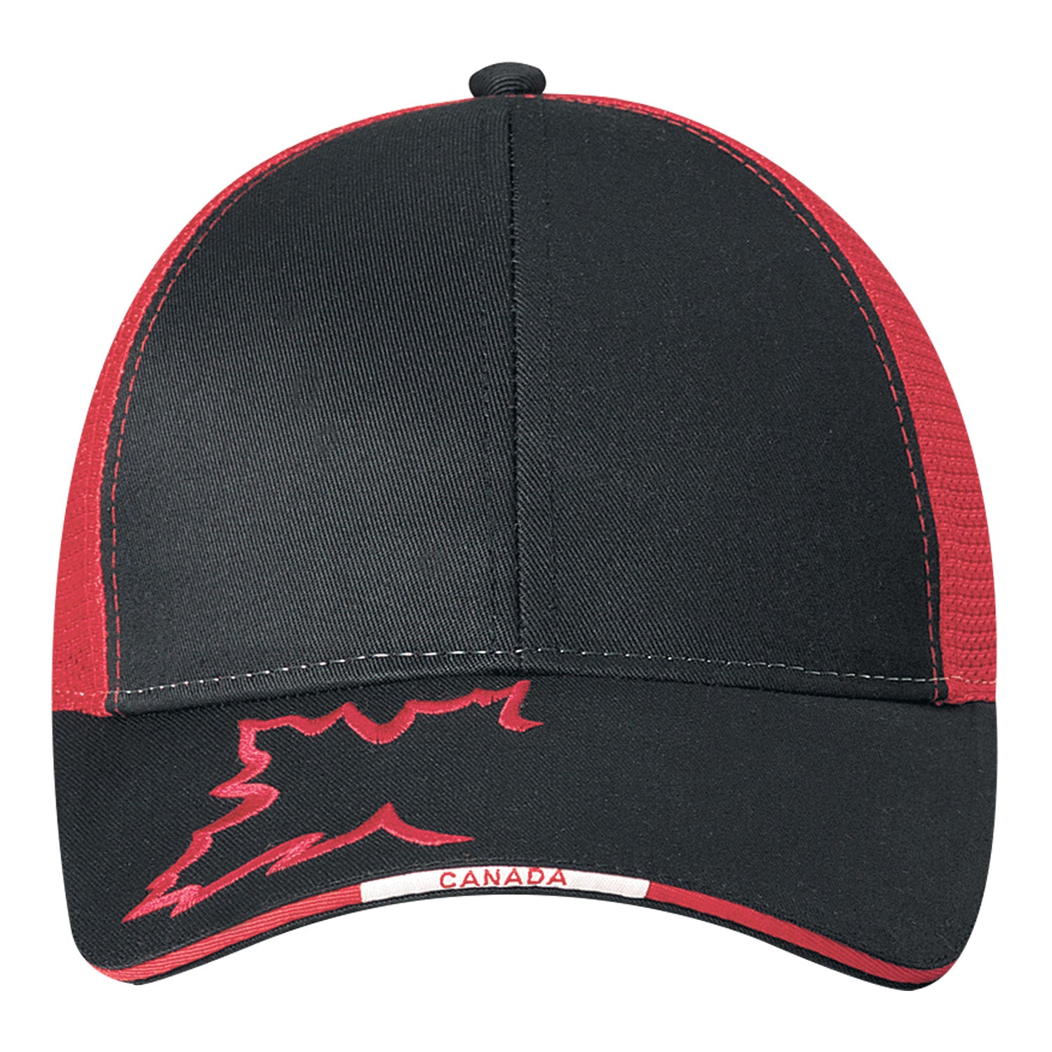 AJM -Contrasted Edge Peak and Canada Insignia Cap- 5C645M