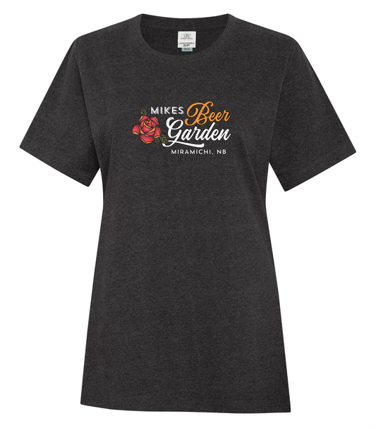 Mike's Bar - Earth Wash Ladies' Black Tee