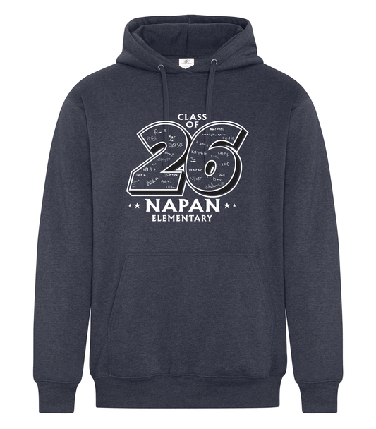 Earth Wash Fleece Hoodie - Navy - Napan School 2026