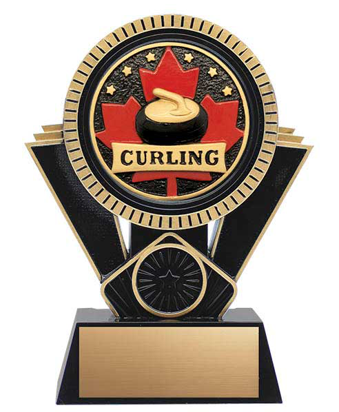 Curling 6’’ Holder on Base - Patriot Series XRMCF6035