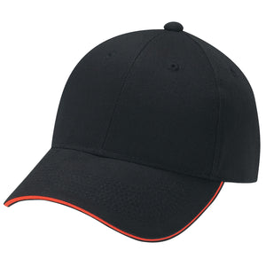 AJM -Contrasted Peak Edge Baseball Cap- 6F580M