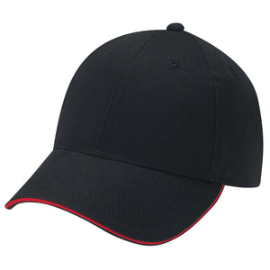 AJM -Contrasted Peak Edge Baseball Cap- 6F580M