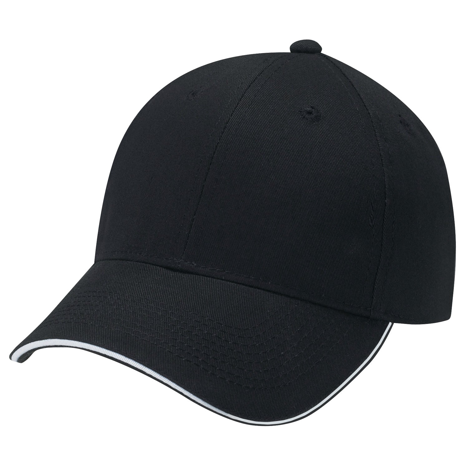 AJM -Contrasted Peak Edge Baseball Cap- 6F580M