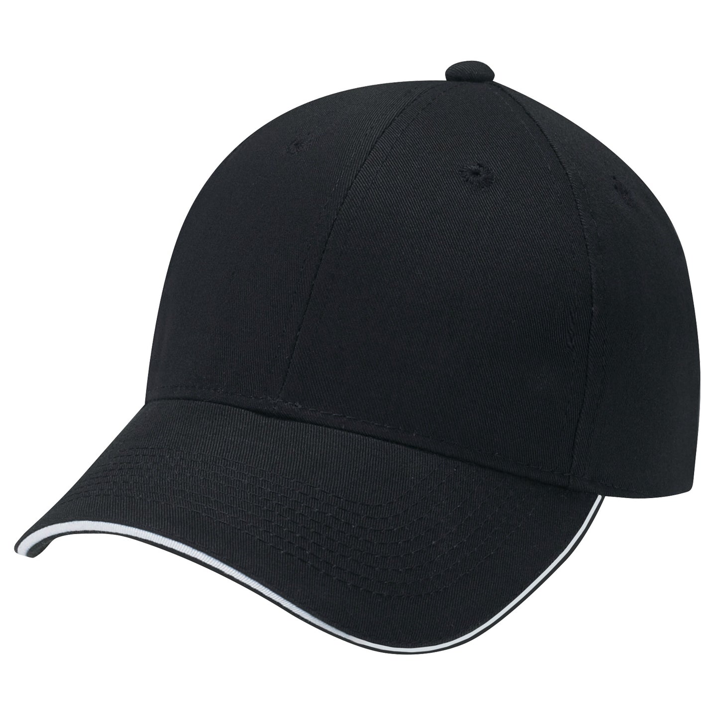 AJM -Contrasted Peak Edge Baseball Cap- 6F580M