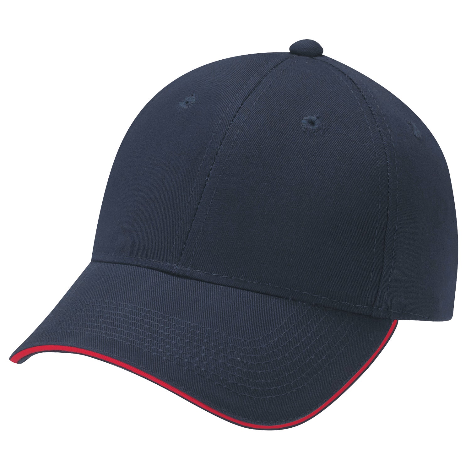 AJM -Contrasted Peak Edge Baseball Cap- 6F580M