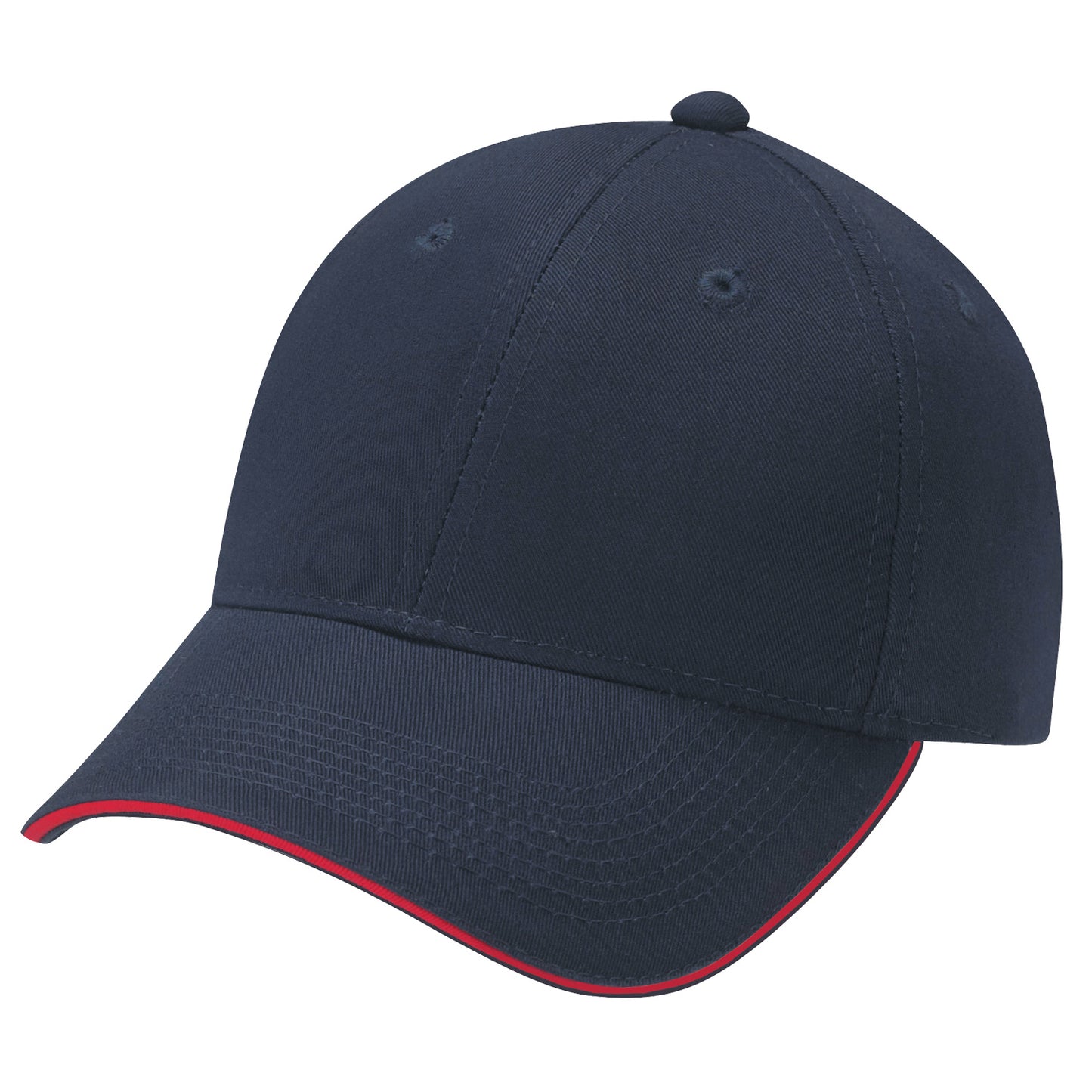 AJM -Contrasted Peak Edge Baseball Cap- 6F580M