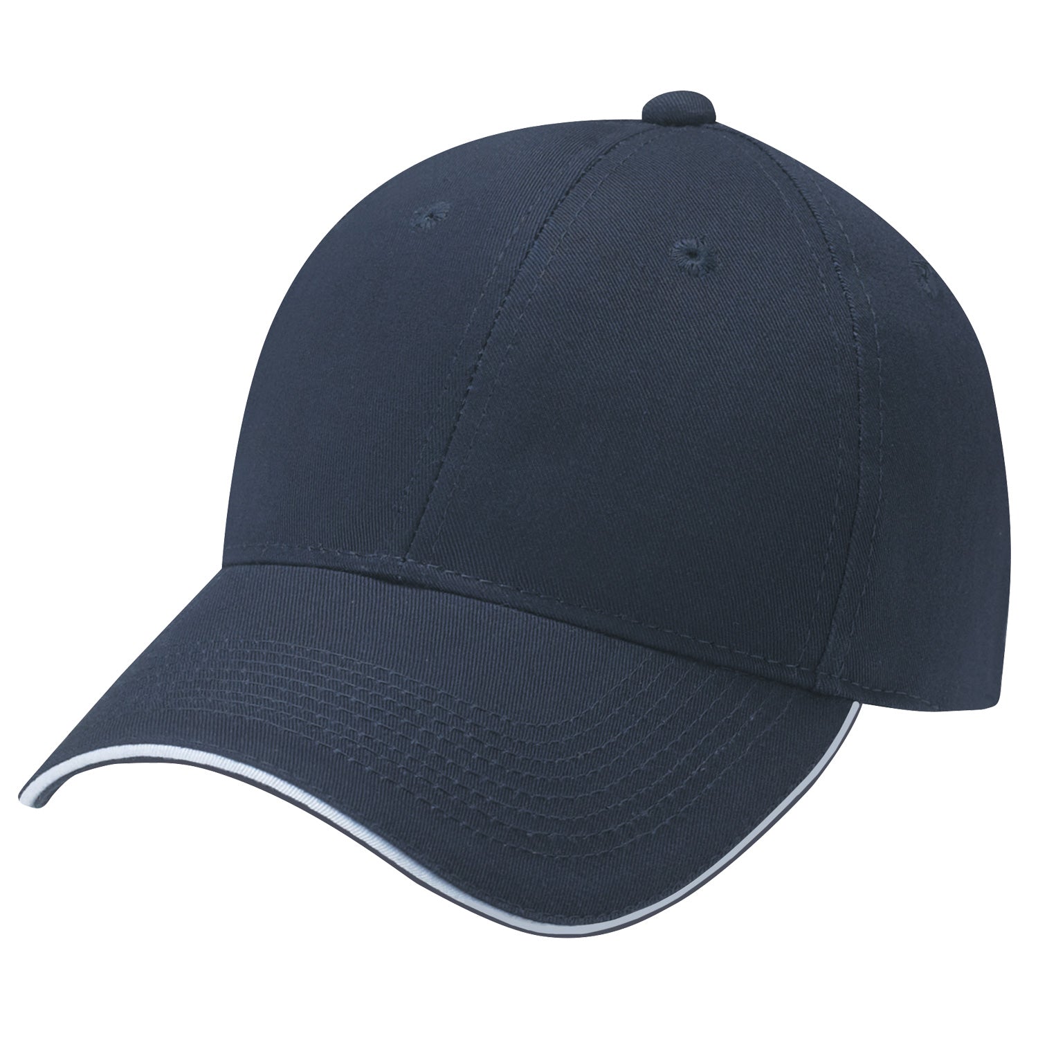 AJM -Contrasted Peak Edge Baseball Cap- 6F580M