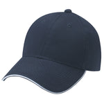 AJM -Contrasted Peak Edge Baseball Cap- 6F580M