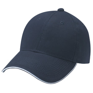 AJM -Contrasted Peak Edge Baseball Cap- 6F580M