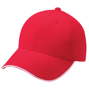 AJM -Contrasted Peak Edge Baseball Cap- 6F580M