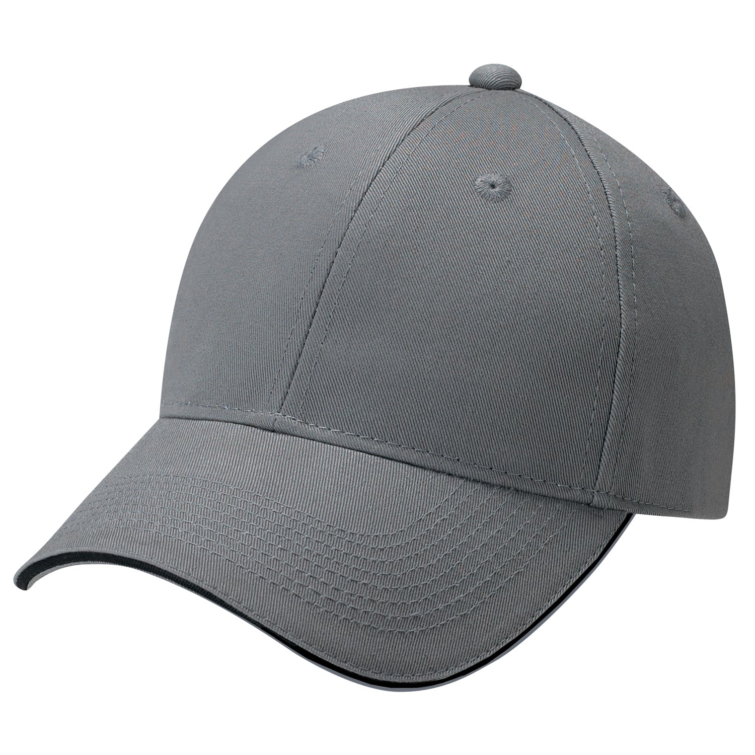 AJM -Contrasted Peak Edge Baseball Cap- 6F580M