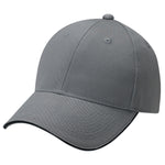 AJM -Contrasted Peak Edge Baseball Cap- 6F580M