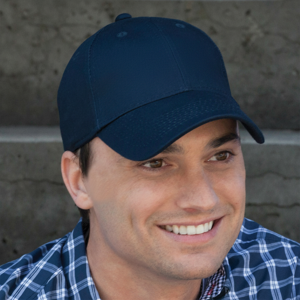 AJM -Mid-Crown Classic Baseball Cap- 6F630M
