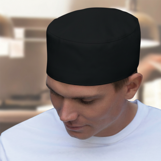 AJM -Flat Top Chef Style Hat- 6J200M