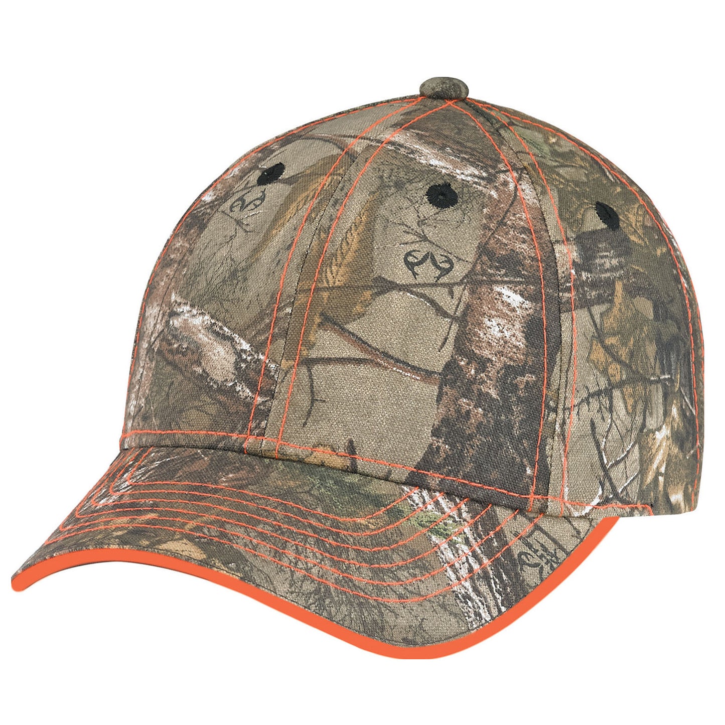 AJM -Realtree Texture & Safety Orange Peak Edge Cap- 6Y434M