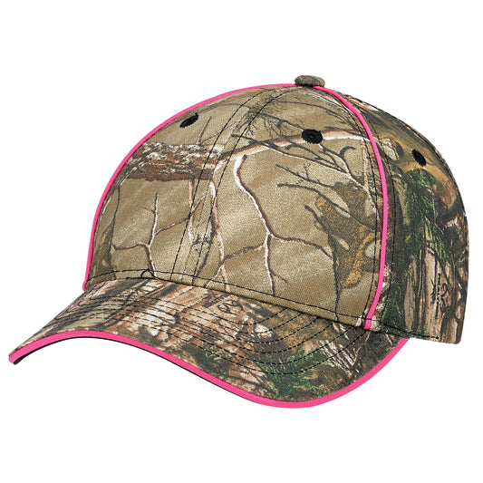 AJM -Realtree Texture Cap with High Colour Piping Feature- 6Y499M
