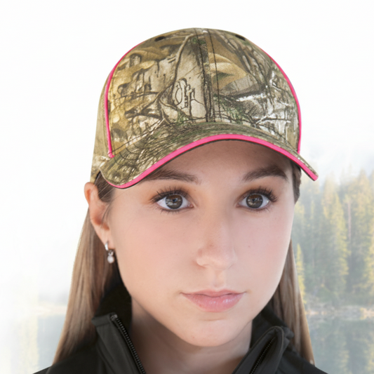 AJM -Realtree Texture Cap with High Colour Piping Feature- 6Y499M