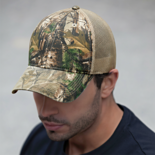 AJM -Realtree Textured Cap with Soft Mesh Back-  6Y837M