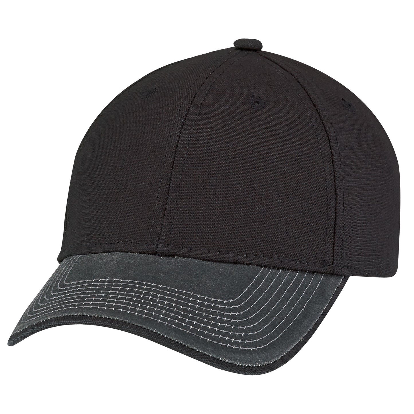 AJM -Weathered Polycotton & Duck Canvas Cap- 7K638M