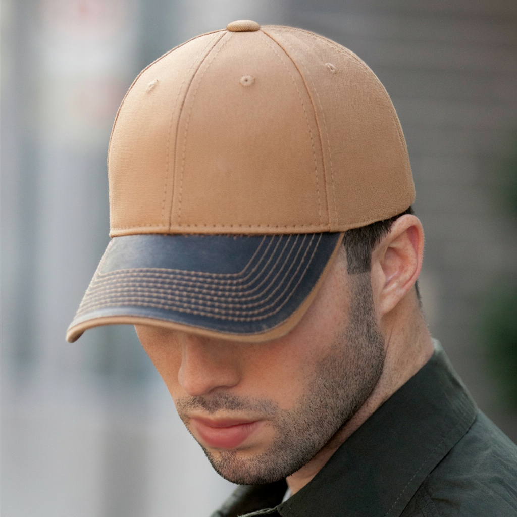 AJM -Weathered Polycotton & Duck Canvas Cap- 7K638M