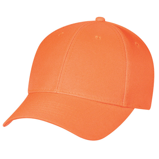 AJM -Safety Orange Classic Baseball Cap- 8440M