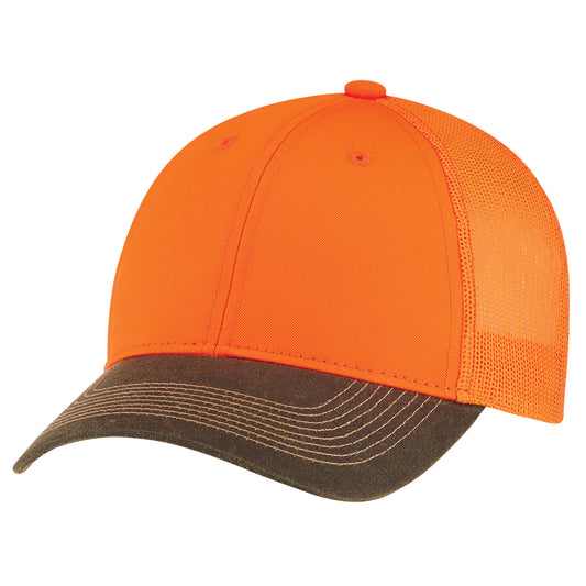 AJM -Safety Orange Cap with Brown Peak- 8C648M