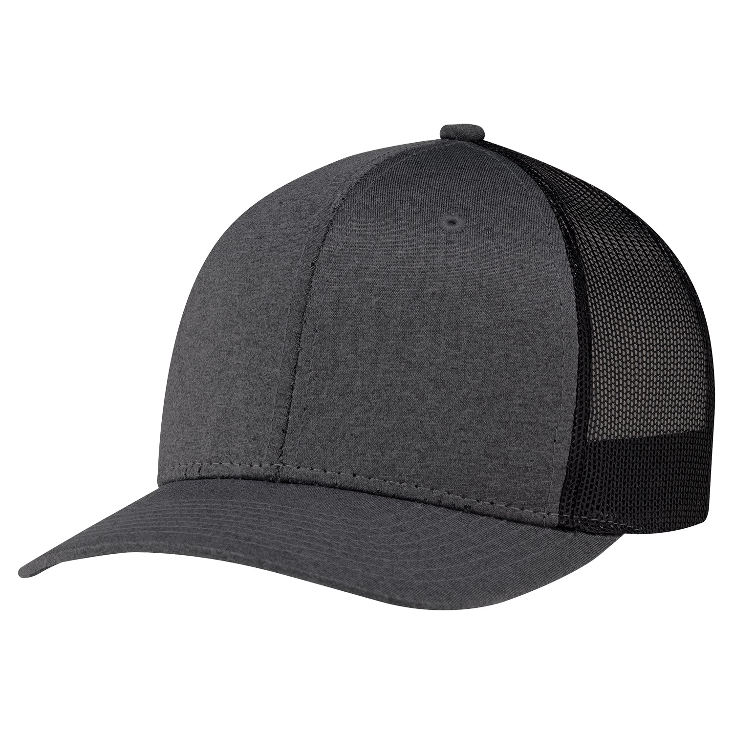 AJM -Polyester Heather with Polyester Mesh Back- 8H018M