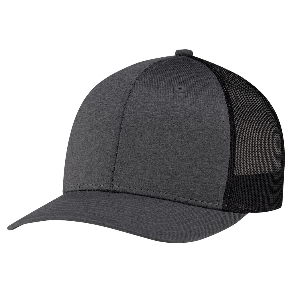 AJM -Polyester Heather with Polyester Mesh Back- 8H018M