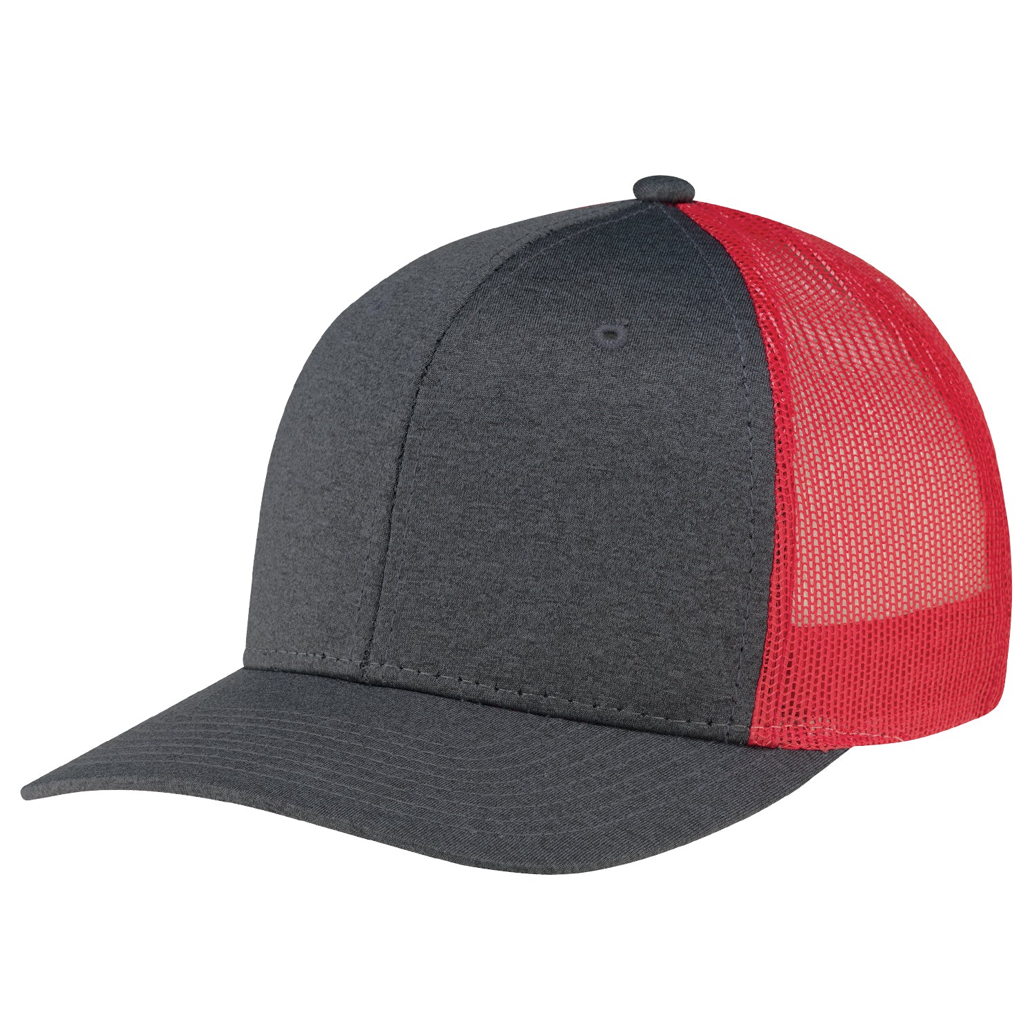 AJM -Polyester Heather with Polyester Mesh Back- 8H018M