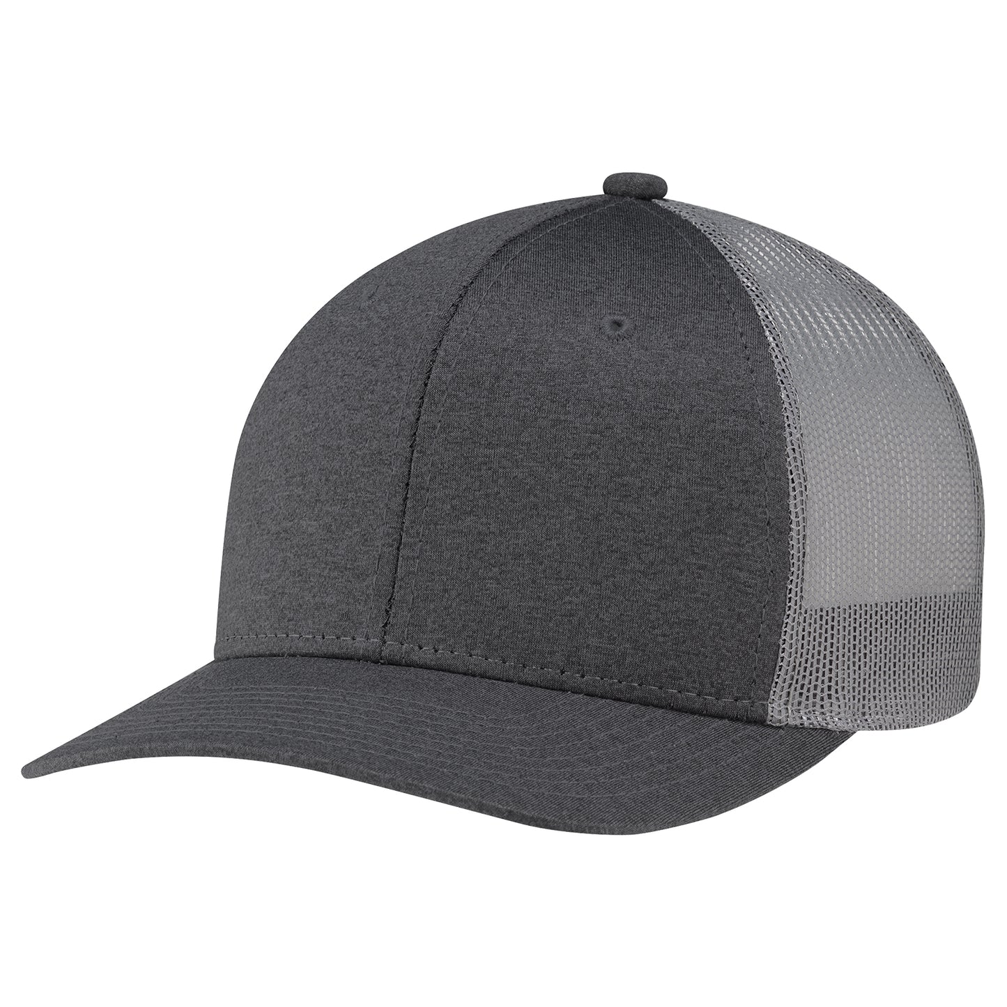 AJM -Polyester Heather with Polyester Mesh Back- 8H018M