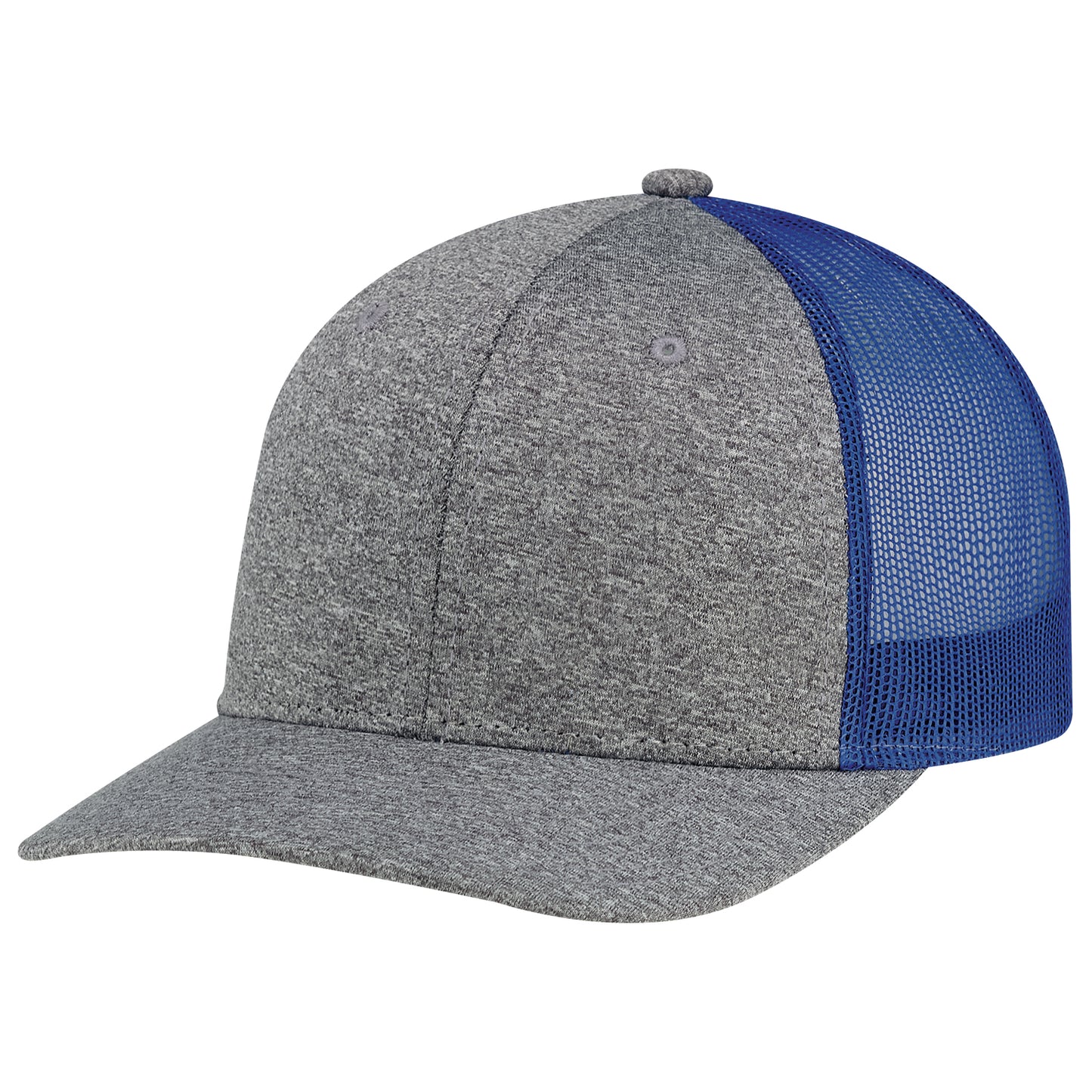AJM -Polyester Heather with Polyester Mesh Back- 8H018M