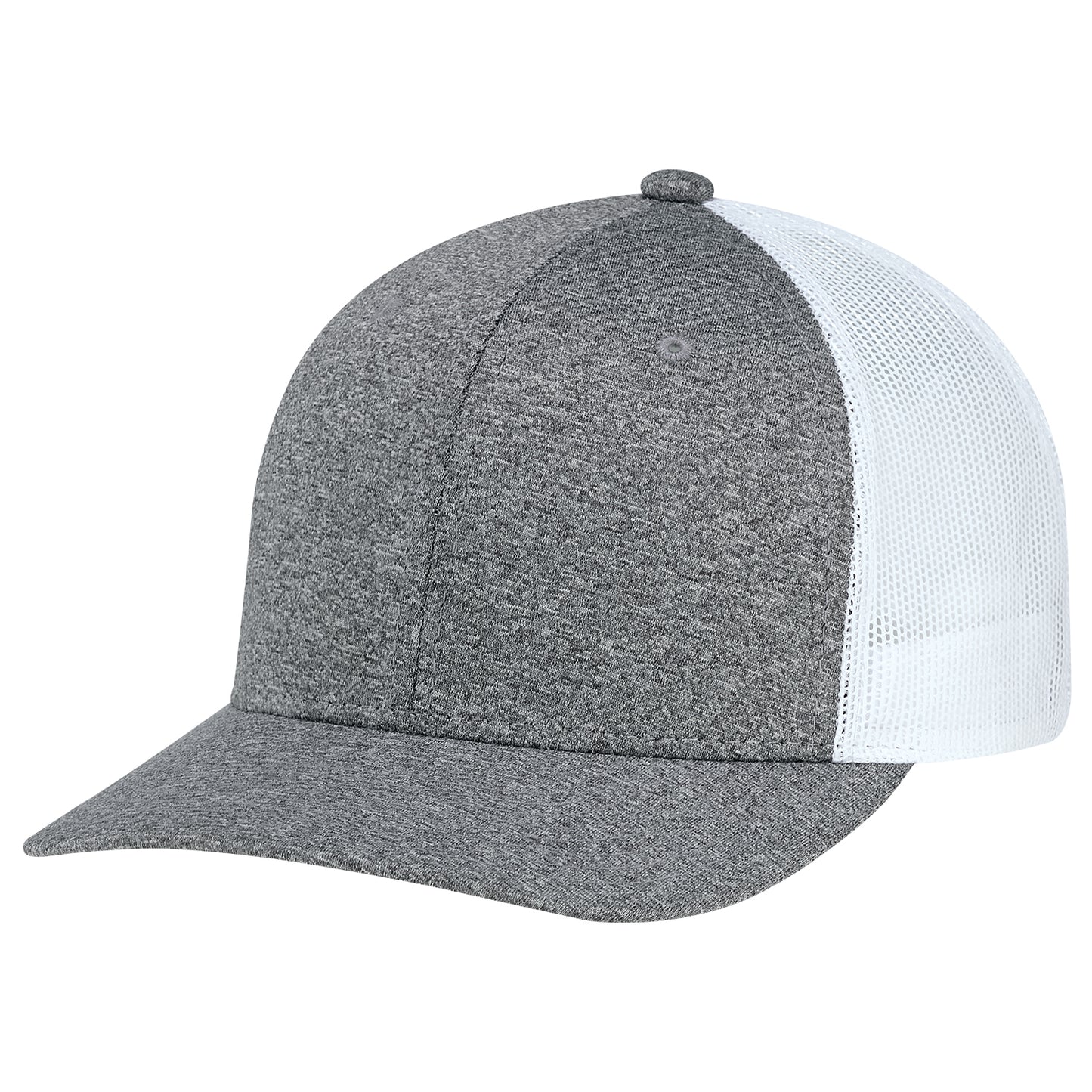 AJM -Polyester Heather with Polyester Mesh Back- 8H018M