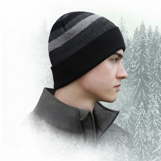 AJM -Stripe Cuff Toque- 9A550M