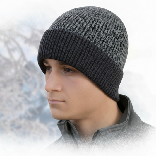 AJM -Heather Cuff Toque- 9D237M