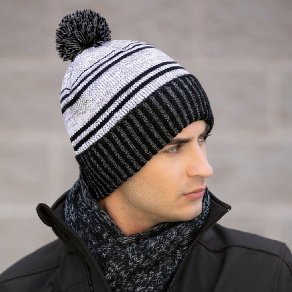 AJM -Pom-Pom Cuffed Toque- 9G087M