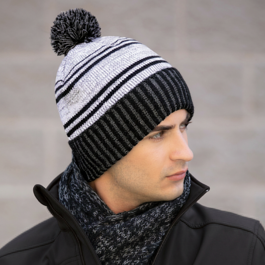 AJM -Pom-Pom Cuffed Toque- 9G087M