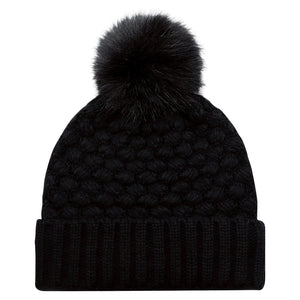 AJM -Bubble knit Pom-Pom Toque- 9L580L