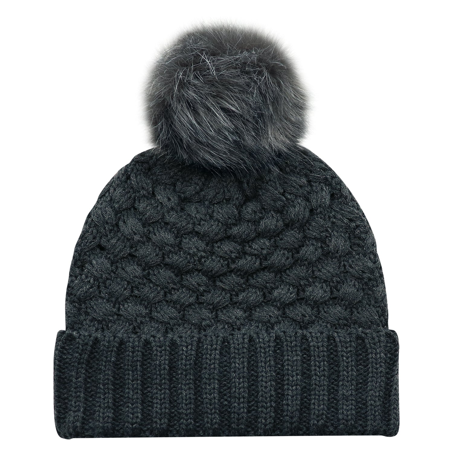AJM -Bubble knit Pom-Pom Toque- 9L580L