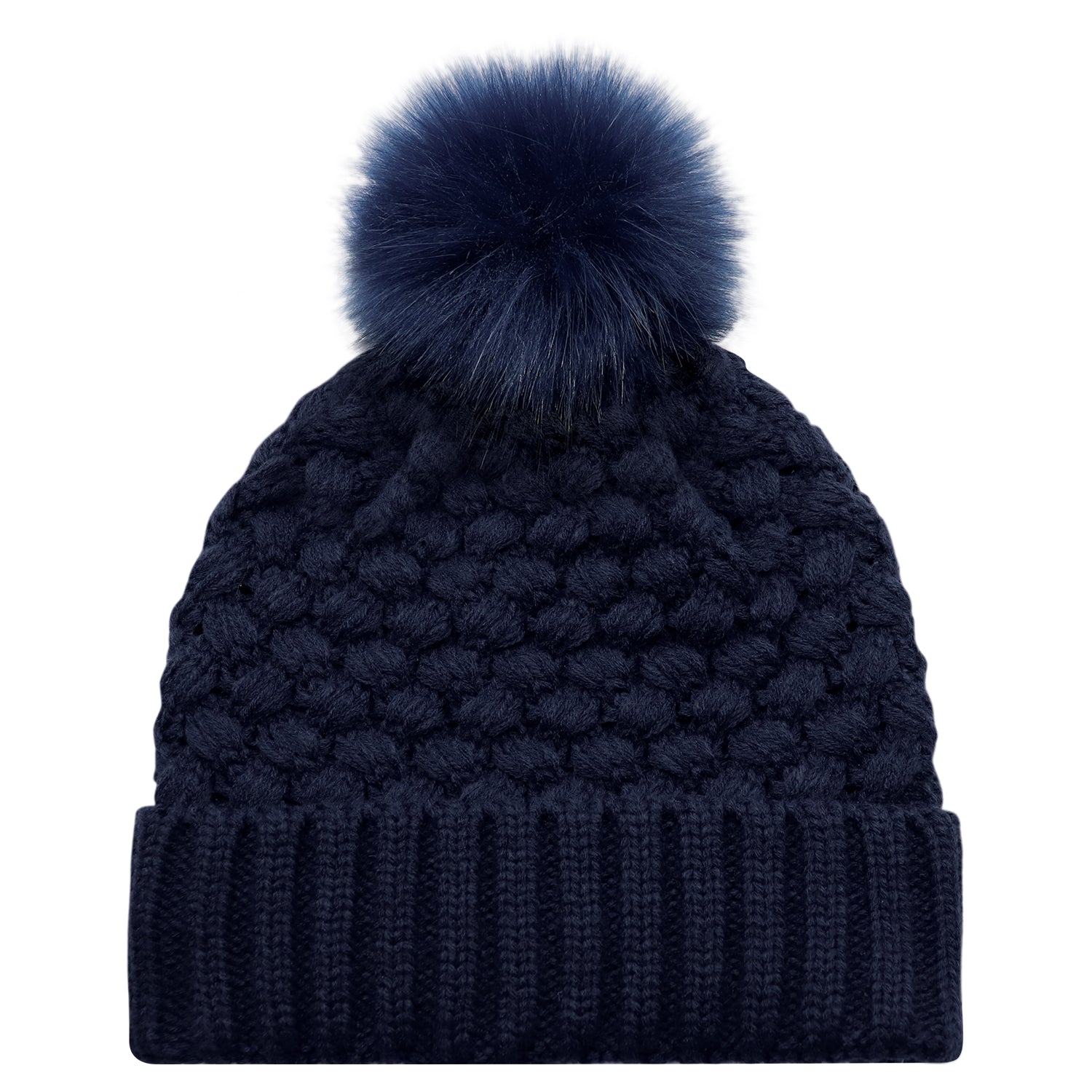 AJM -Bubble knit Pom-Pom Toque- 9L580L