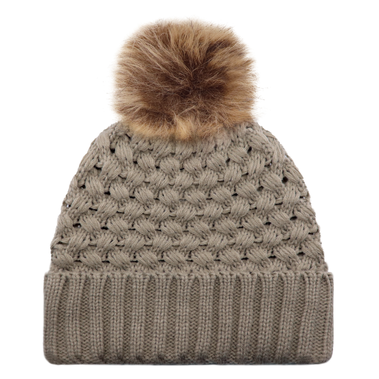AJM -Bubble knit Pom-Pom Toque- 9L580L