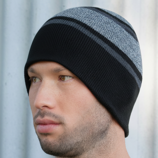 AJM -Heather Stripe Toque- 9M039M