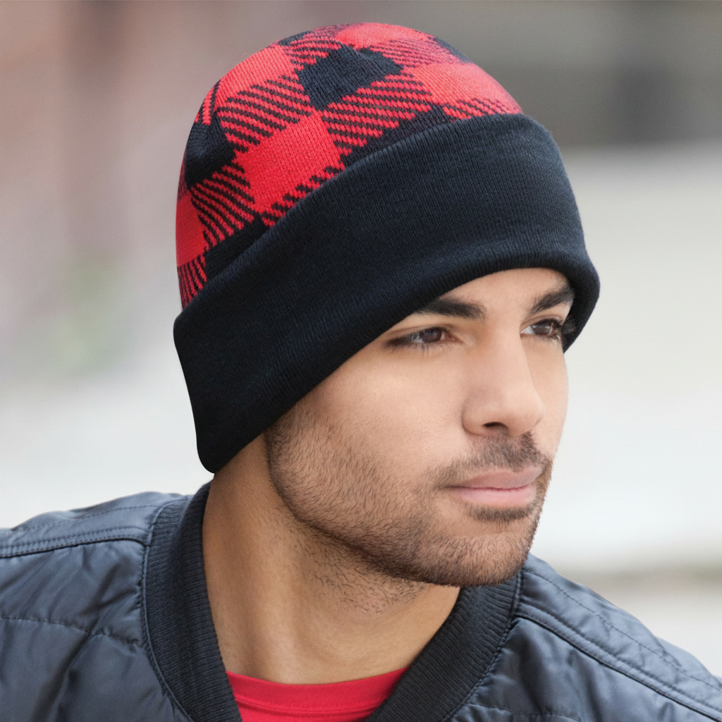 AJM -Lumberjack Style Cuffed Toque- 9N555M