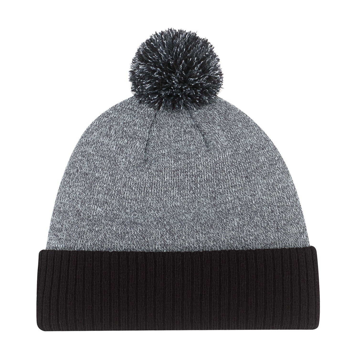 AJM -Heather Pom-Pom Cuffed Toque- 9P184M