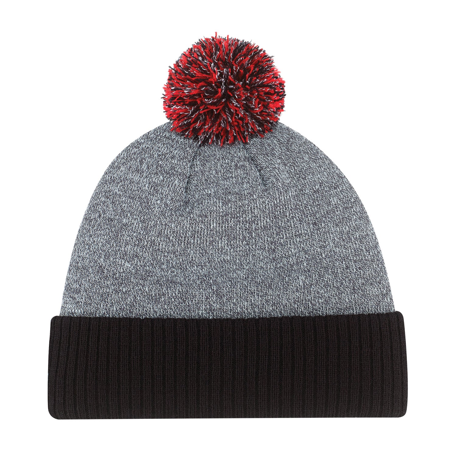 AJM -Heather Pom-Pom Cuffed Toque- 9P184M