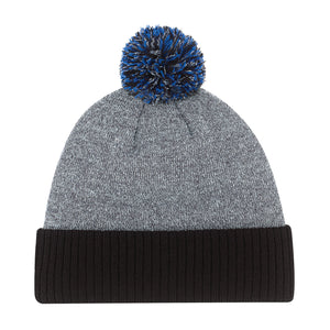 AJM -Heather Pom-Pom Cuffed Toque- 9P184M